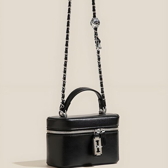 Women Small Leather Crossbody Bag 3-in-1 Stylish Purse Organizer - Picture 4 of 6